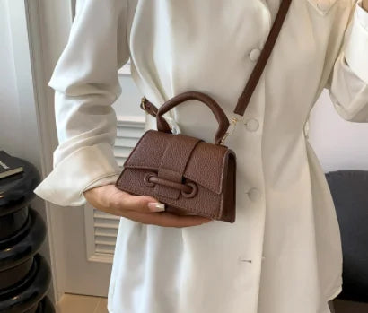 Trend Shoulder Bags Womens Solid Advanced Crossbody Bag Shoulder Clutch Bag Fashion Mini Purse Shopping Cosmetic Storage Handbag